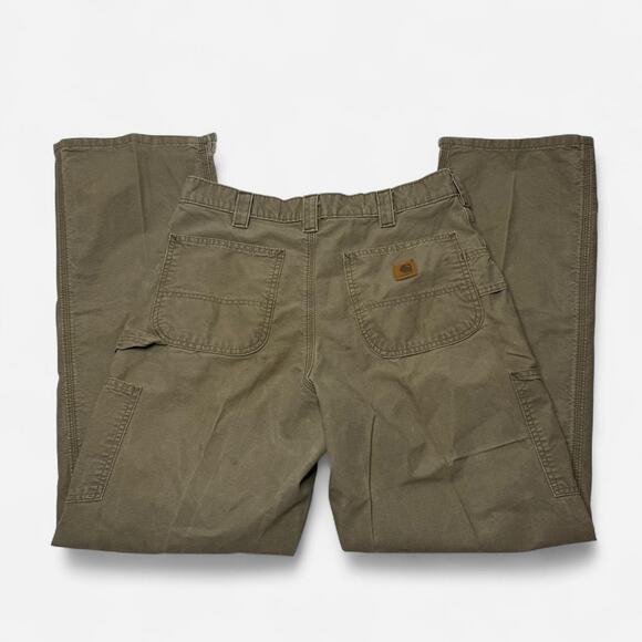 Carhartt Other - Carhartt Relaxed Fit Cargo Work Pants Men’s Size 34x34 Khaki